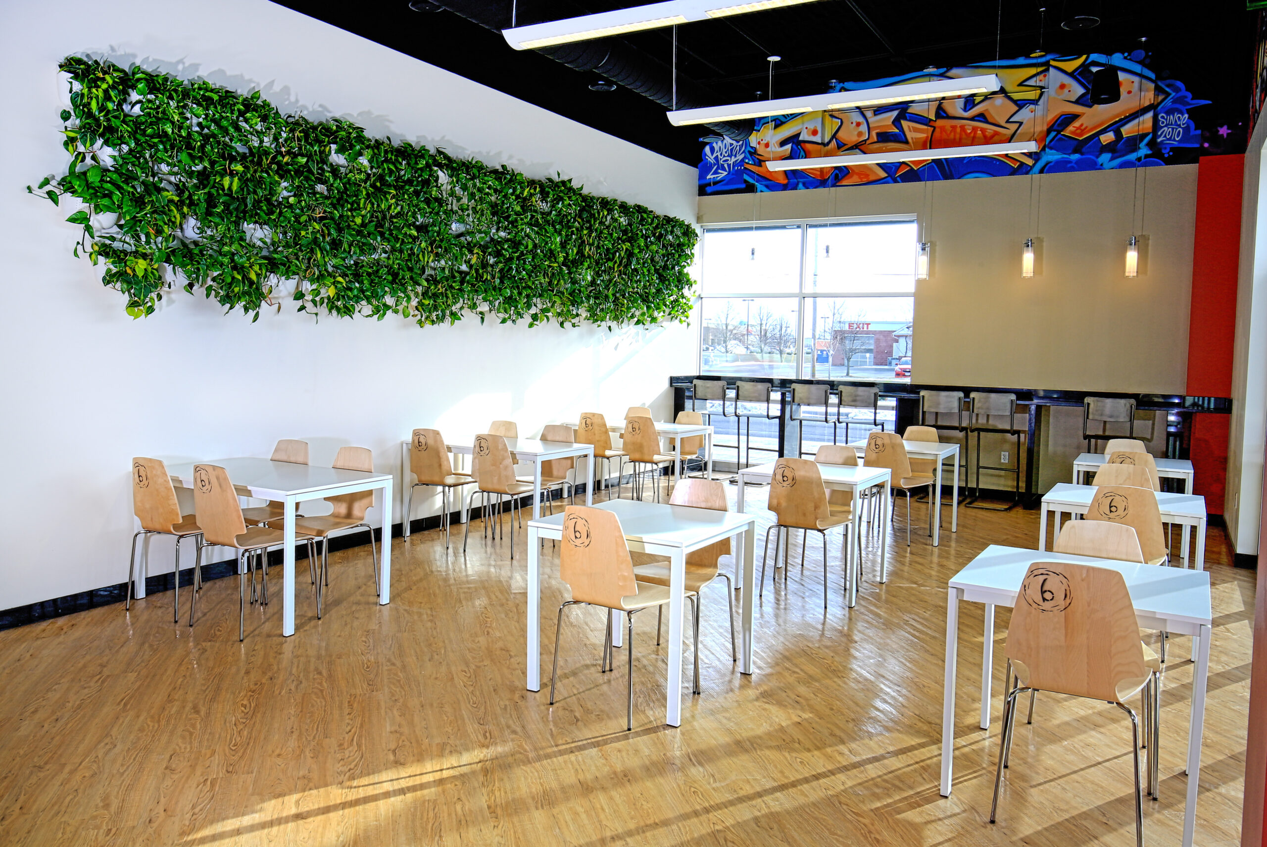 Interior view of Balance Grille store in Perrysburg, Ohio.