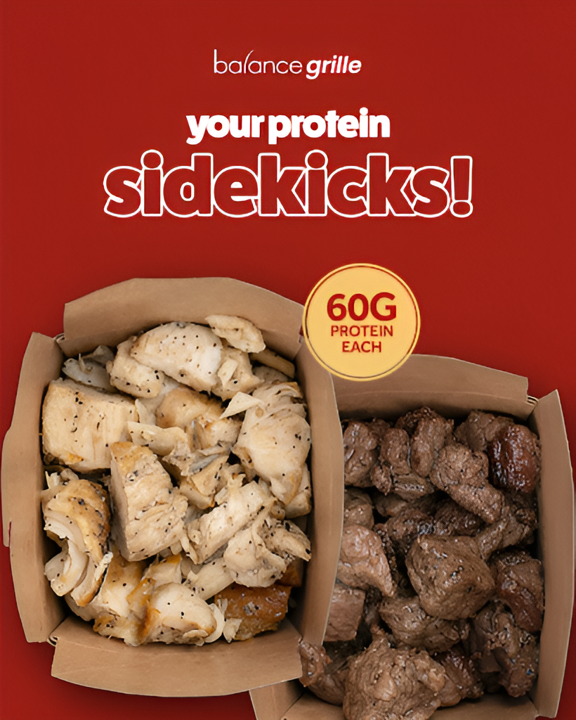 An image of the protein-packed sidekicks from Balance Grille. 